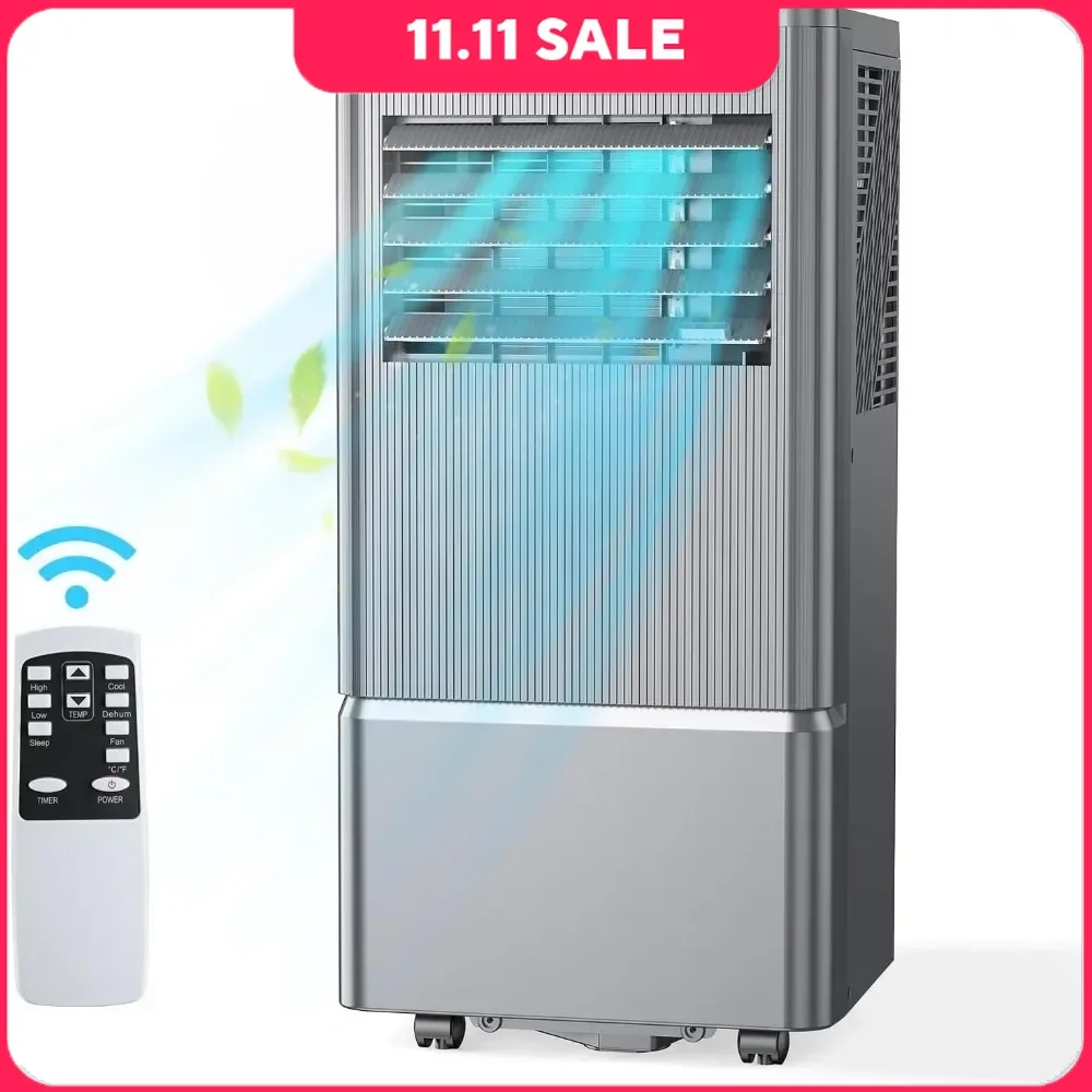 Portable Air Conditioners, Remote Controlled, 24-Hour Timer, Sleep Mode, Dust Filter, Fast Cooling, 3-in-1 Quiet Air Conditioner