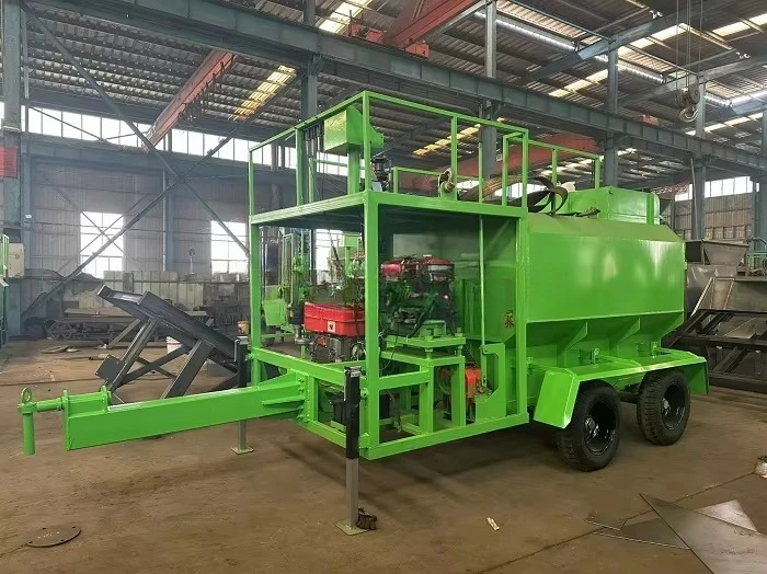 Mine Area Restoration Hydroseeding Machine High Efficiency Vegetation Seeding Equipment For Mining Reclamation