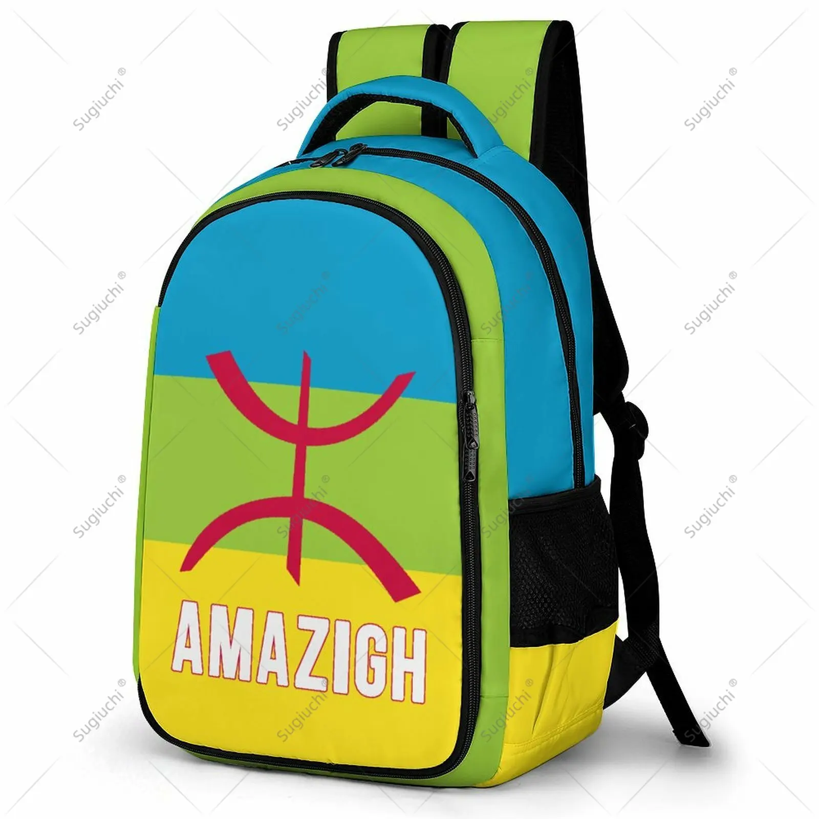 

Backpack Amazigh Berber Flag Student Schoolbag Smart Business Travel Leisure Backpack Laptop Back Pack Office Work Bag