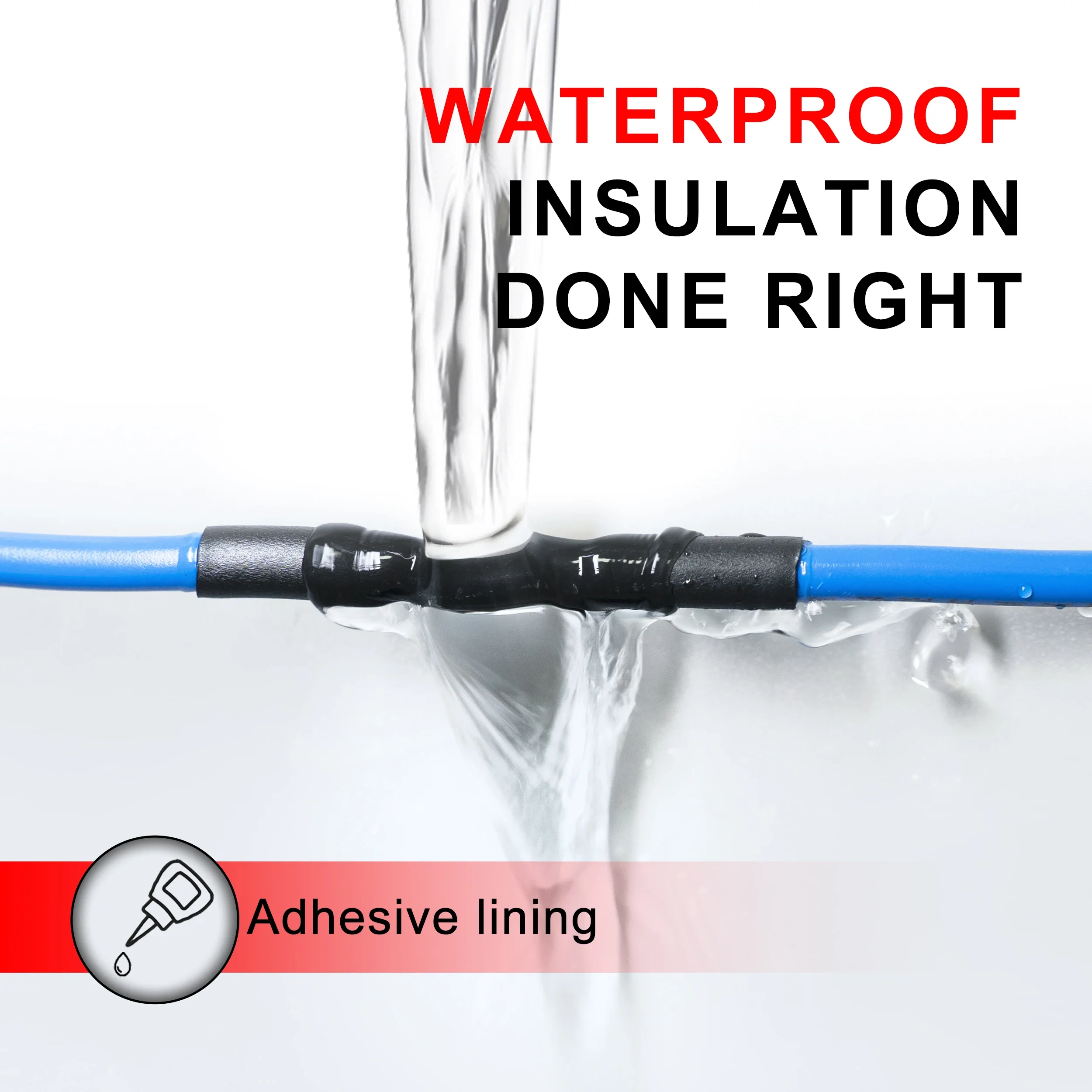 5 Meter 3:1 Waterproof Heat Shrink Tube Tubing Wire Protection Dual Wall Heat-Shrinkable Sleeve With Glue Inside 5M
