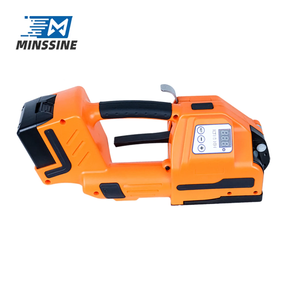 

Semi Automatic Electric Strapping Tool Battery Powered Strapping Tools PP PET Hand Strapping Tool For Pallet Pipe Packaging