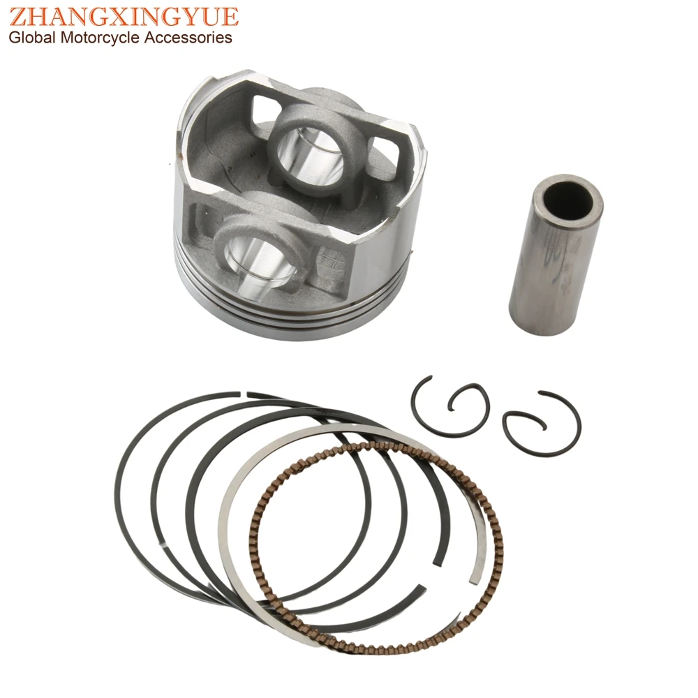Skuter 52.4mm zestaw tłoka dla Peugeot 125 Citystar Django Speedfight 3 Tweet 125cc 4 suwowy — zdjęcie 4