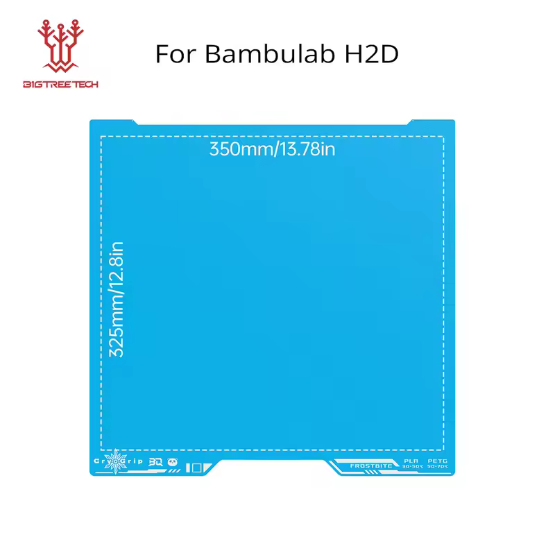 BIQU Panda Build Plate CryoGrip Pro Coating No Clog Spring Steel Double-sided for BambuLab Voron Kobra Adventurer 5M 3D Printer - Image 17