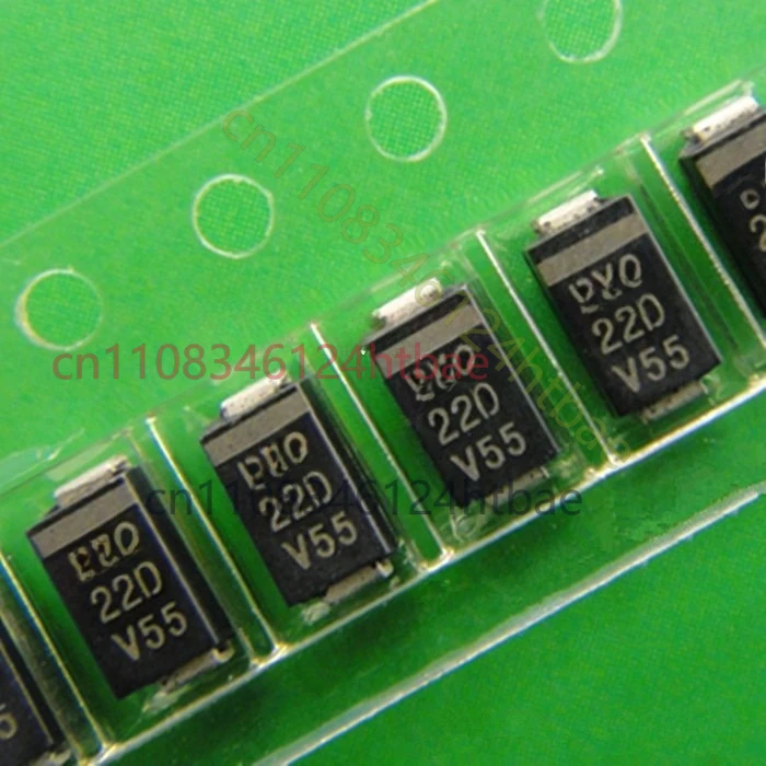 For 50PCS BYG22D SMA(DO-214AC) 2A 200V Ultrafast Avalanche Rectifier Diode For Automotive Computer Board New Original