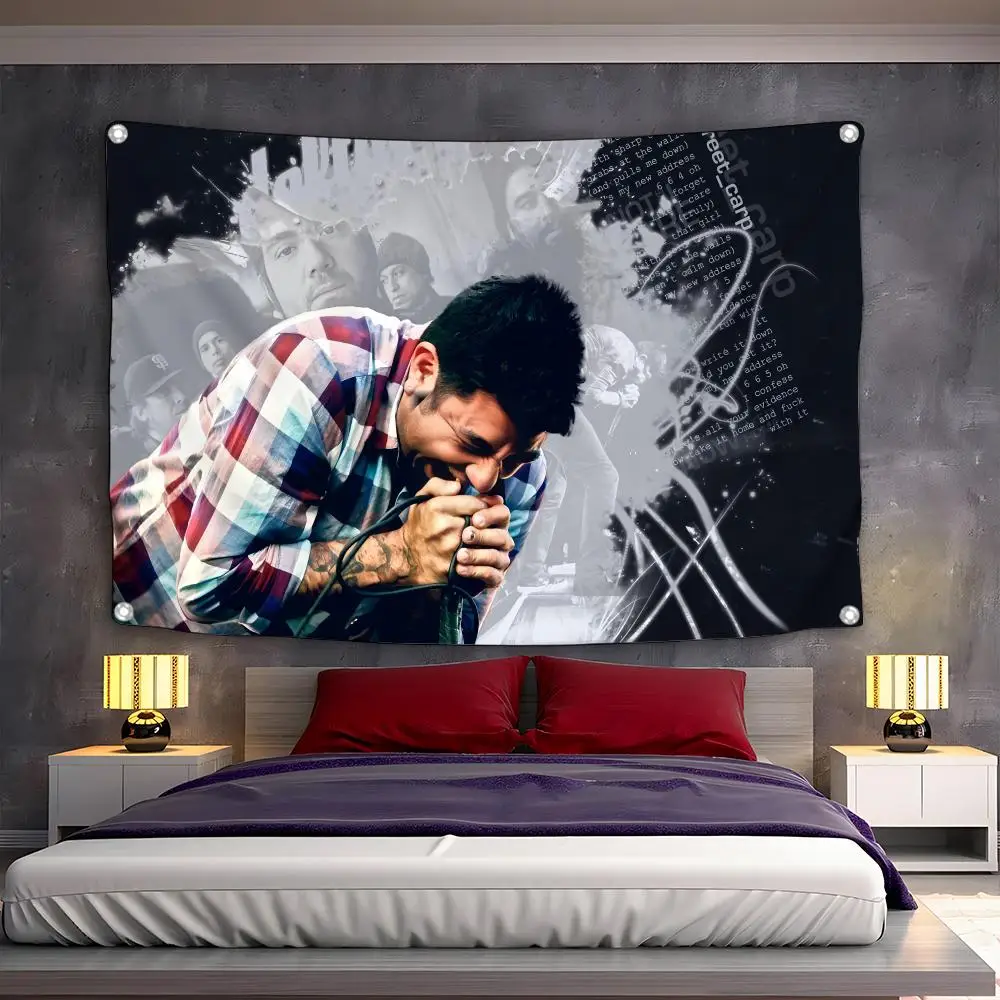 Rock Band D-Deftones Metal Flags Custom Camping Outdoor Garden Room Bedroom Decor Party Backdrops Wall Art Family Gifts