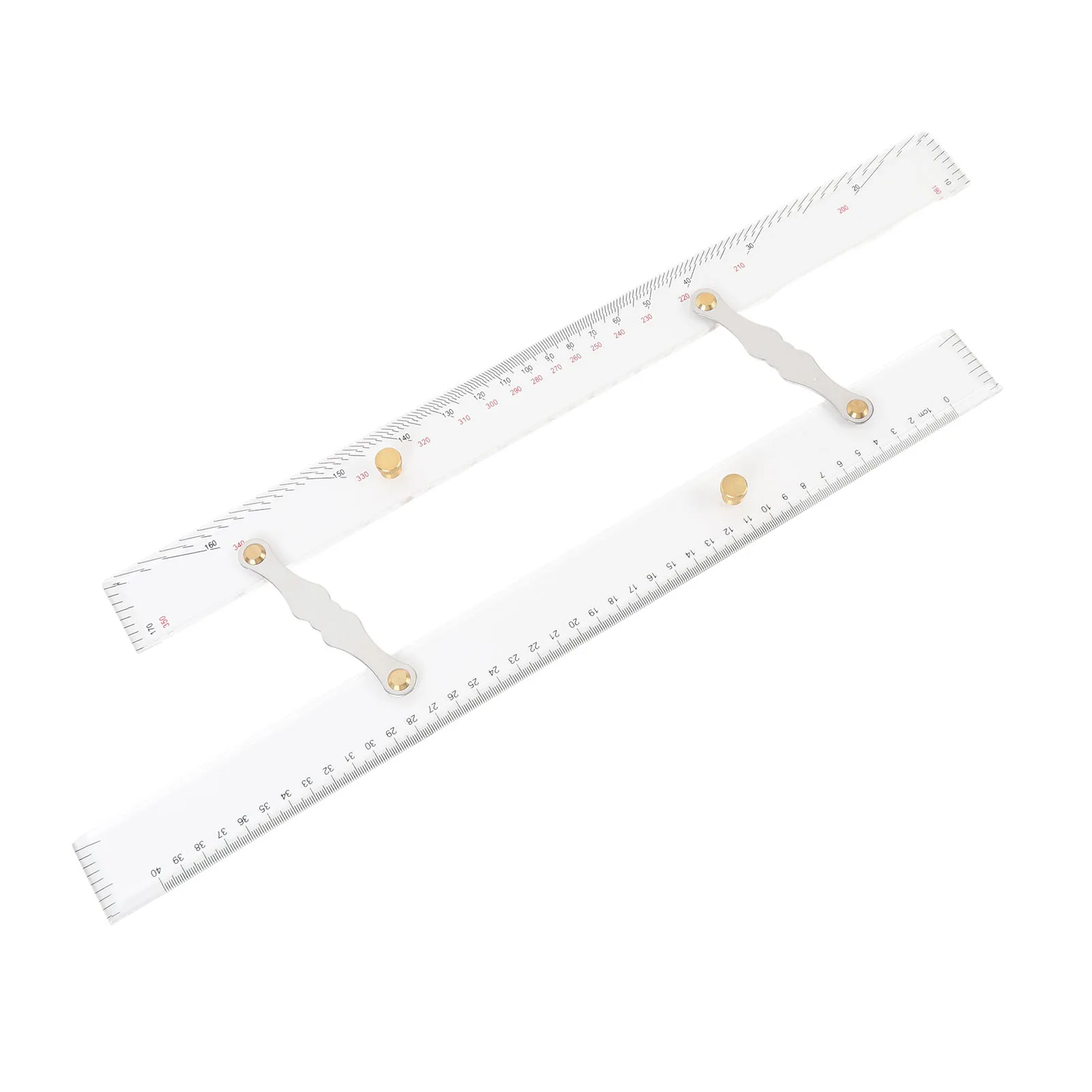 450mm Nautical Parallel Ruler Hig Transparency Acrylic Chart Plotting Tool for Marine Engineering and Hydrographic Surveying