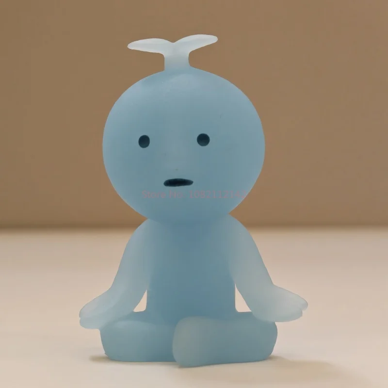 Neue Smiski Hippers Party Versteckte Büro Serie Blind Box Nachtlicht Elf Recorative Mini Figuren Puppe Desktop Dekoration Spielzeug Geschenk