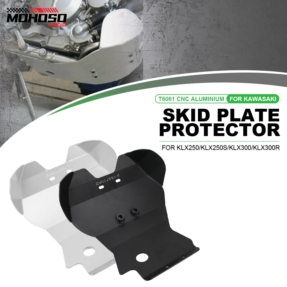 

Engine Skid plate fit FOR Kawasaki KLX250 KLX250S KLX300 KLX300R 2006-2024 2023 2022 2021 Motorcycle Engine Guard Accessories