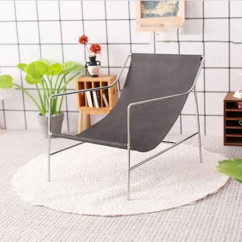 Y88D Iron Base Sofá juguete 1/6 escena decoración casa muñecas Accesorio