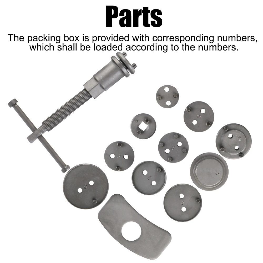 12PCS/13PCS/18PCS/21PCS/22PCS Rewind Back Brake 1 Set Durable And Reliable Convenient Car Disc Brake Caliper