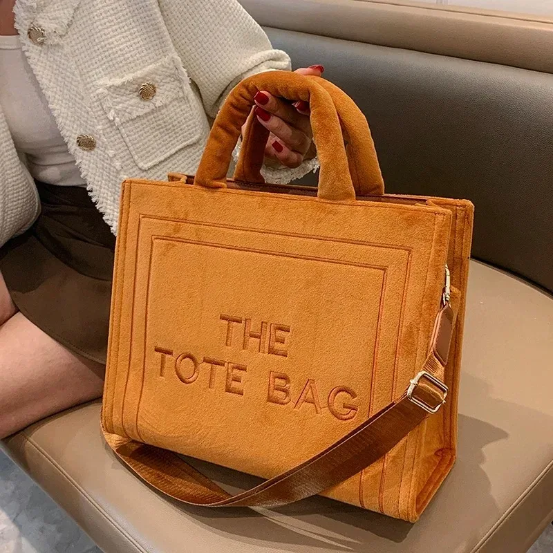 

Large The Tote Bags for Women Winter Fashion New Shoulder Messenger Bag Female Designer Brand Sling Cross Handbags High Quality