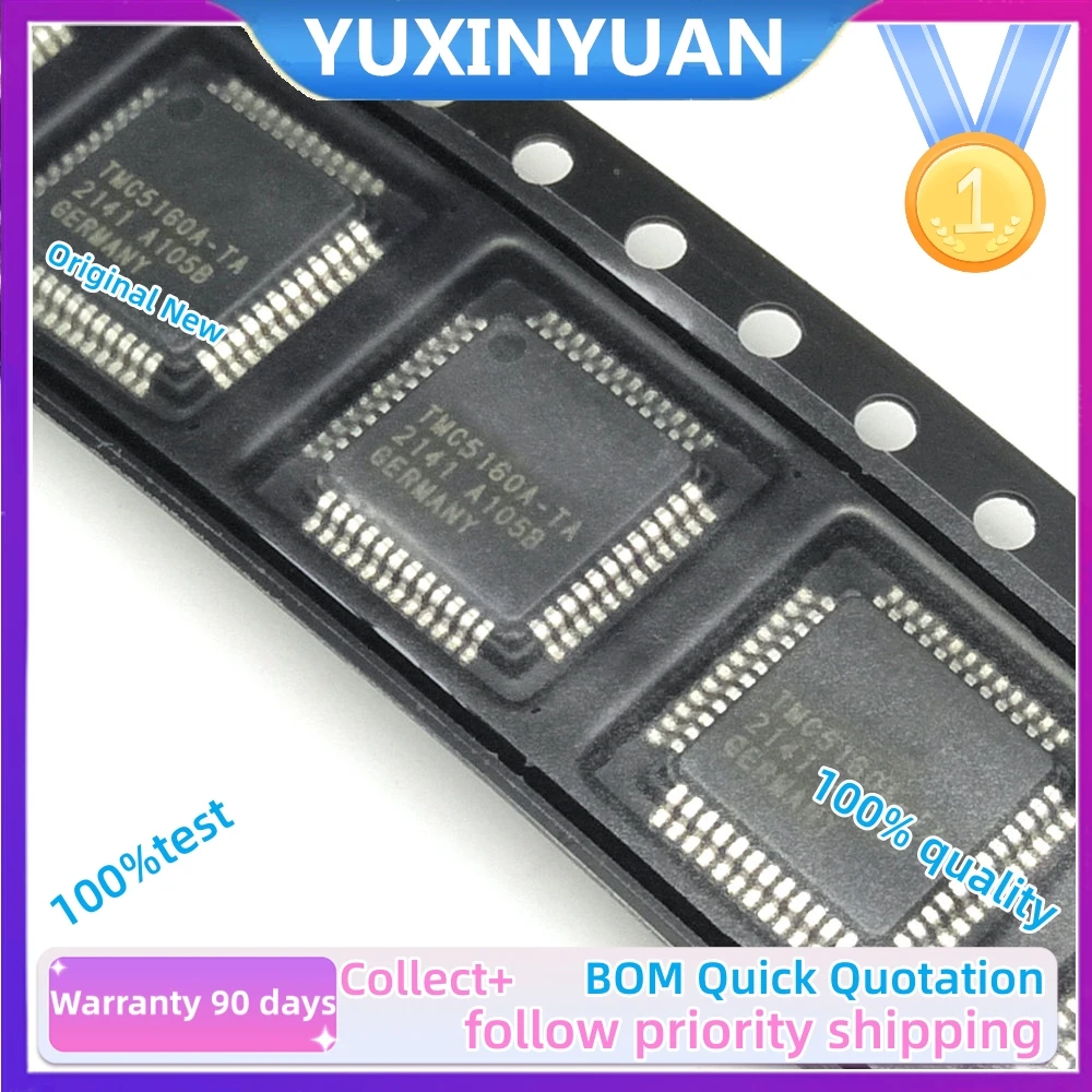 1PCS And new Original  TMC5160-TA   TMC5160A-TA   QFP48   CHIP  GOOD  QUALITY   IN  STOCK 100%Test