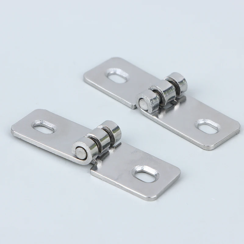 2Pcs Stainless Steel Foldable Nothing Frame Hinge Balcony Window Decorative Hinges for Wooden Wine Box Case Jewelry Gift Cabinet