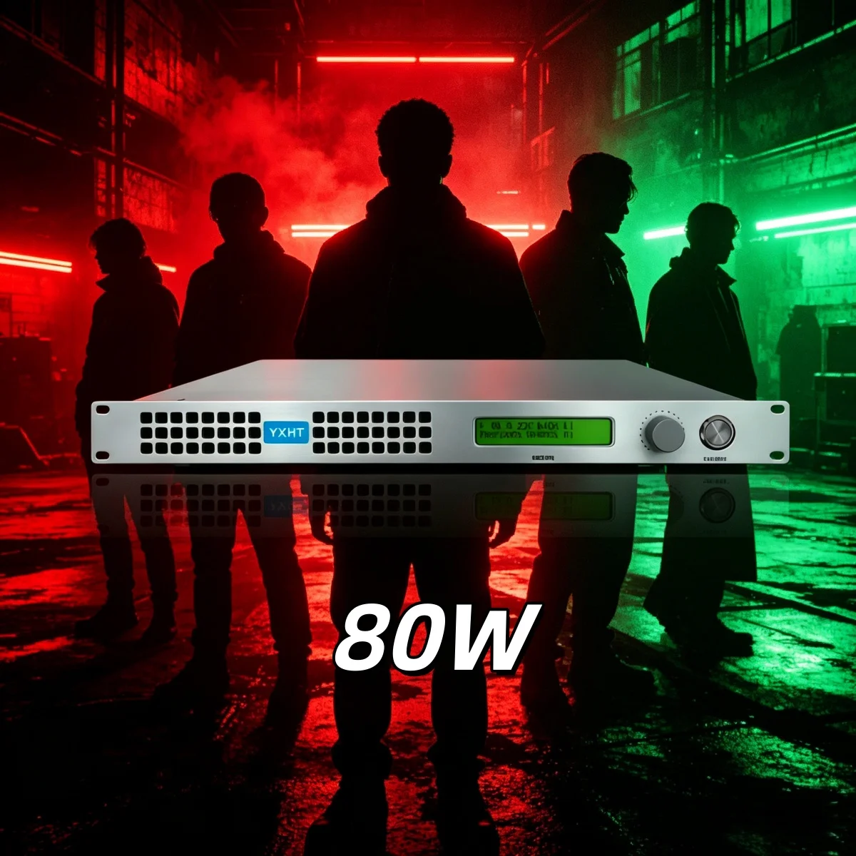 School YXHT-1, 80W FM Transmitter Radio Station, Campus Radio Relay, PLL FM, High Stability, Export Quality