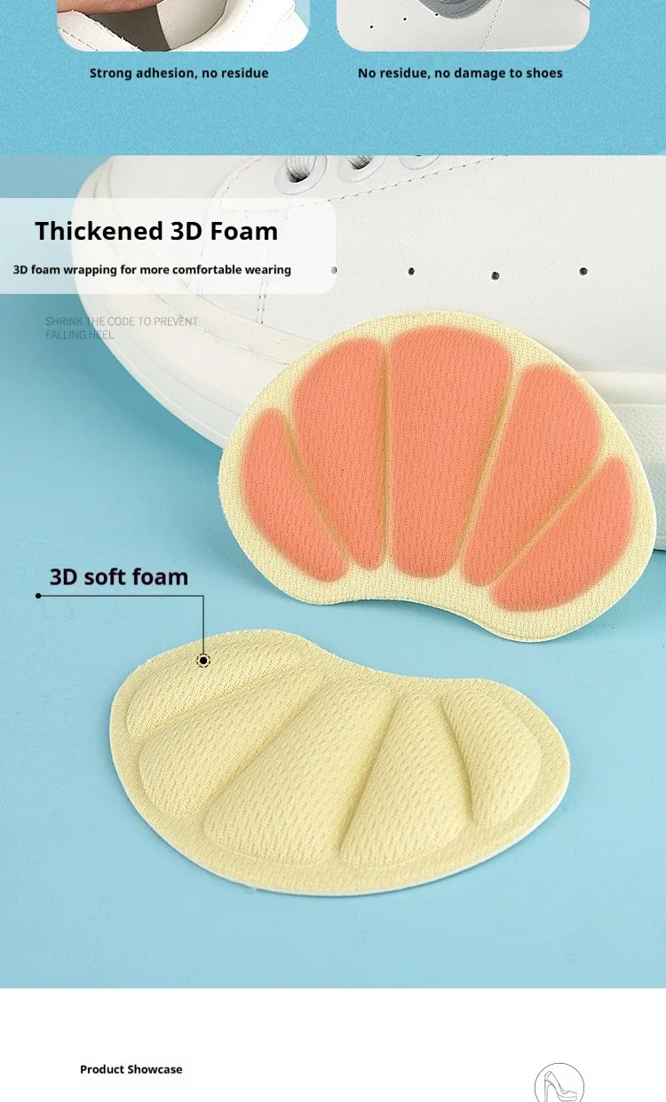Neue, selbstklebende Einlegesohlen für Sportschuhe, Einlegesohlen mit verstellbarer Größe, Fersenschützer, Fußpflege-Pads, 2 Stück/6 Stück/10 Stück, Fersenkissen. – Detail 7