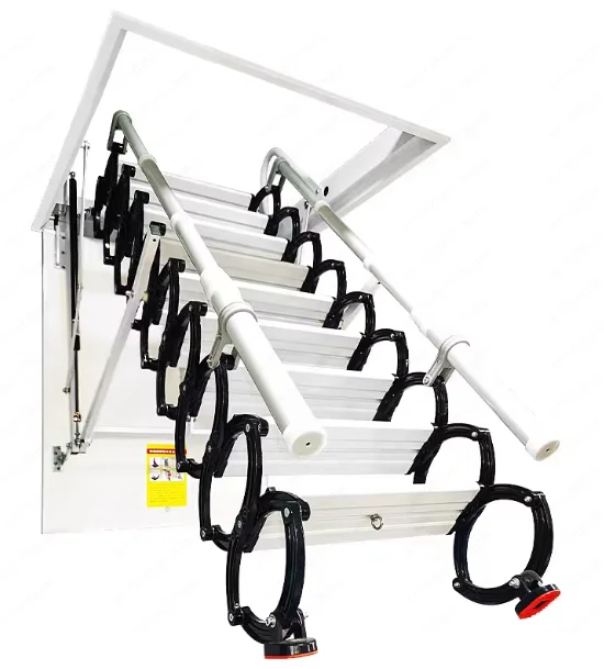 Electric Loft Stairs Remote Control Ceiling Folding Telescopic