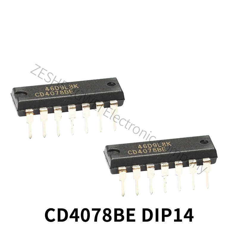 5PCS HEF4078BP HEF4078 CD4078BE CD4078 4078 DIP14 8 Input Terminal Or Not Gate/or Gate Chip In Stock