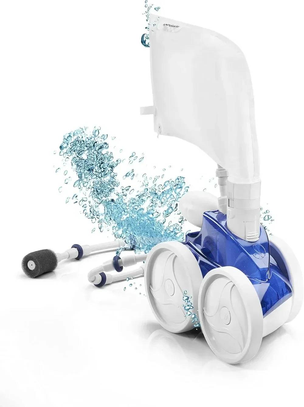 

Vac-Sweep 380 Pressure Inground Pool Cleaner Triple Jet Powered 31ft of Hose with A Single Chamber Debris Bag