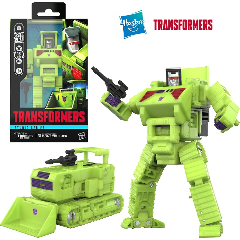 Pre-Sale Hasbro Transformers Studio Series Constructicon Bonecrusher Deluxe Class Original Action Figure Model Toy Gift Collect