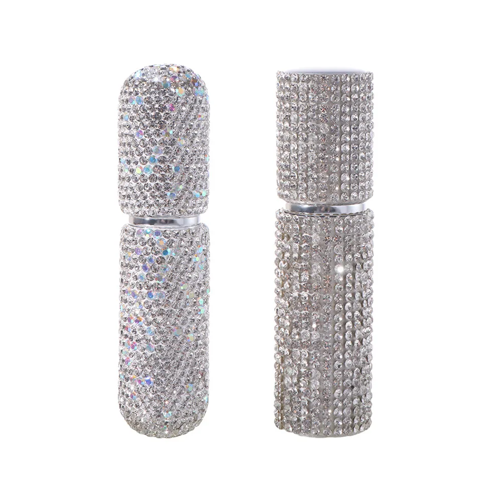

Luxury Refillable Diamond Bottle Leakproof Bottom-filled Parfum Atomizer Spray Empty 10ml 10ml Atomizer Travel