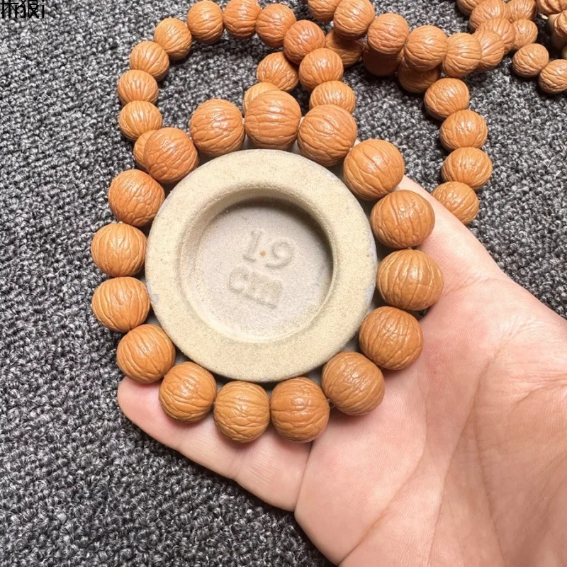 Hericium Erinaceus Four Great Nuclei First Treasure Bowl Bracelet Size 17-19 Full Product Bodhi Seed