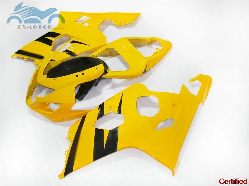 

Motorcycle Fairing kits for SUZUKI 2004 2005 GSXR600 R750 racing fairings kit 04 05 GSXR750 GSX R600 K4 yellow body kits