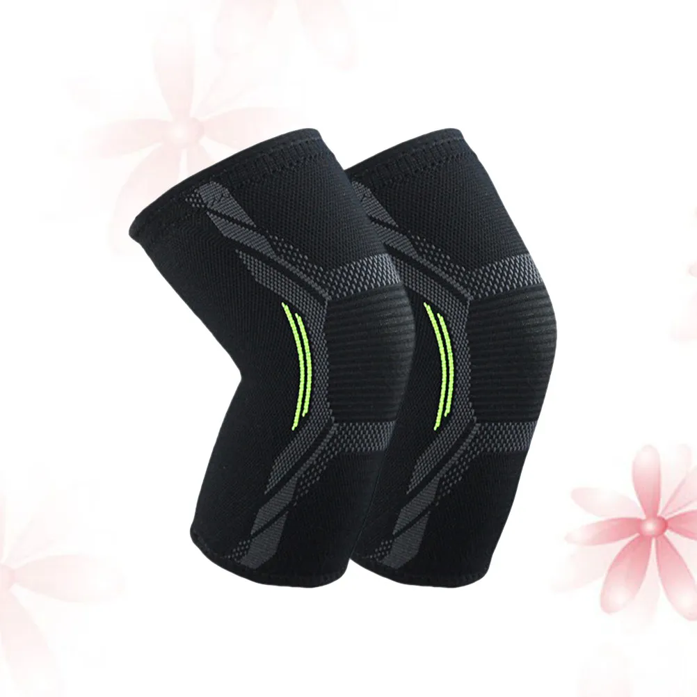 

2pcs Sports Knee Brace Elastic Breathable Support For Basketball Football Hiking Protection Leg Sleeve Pads