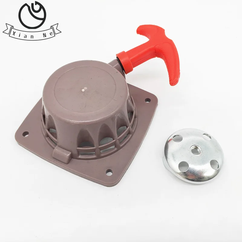 

New Rewind Recoil Starter Pulley Plate Kit For 139 Engine Motor 4 Stroke Brush cutter Trimmer 139F 34.6cc Lawn Mower Spare Parts