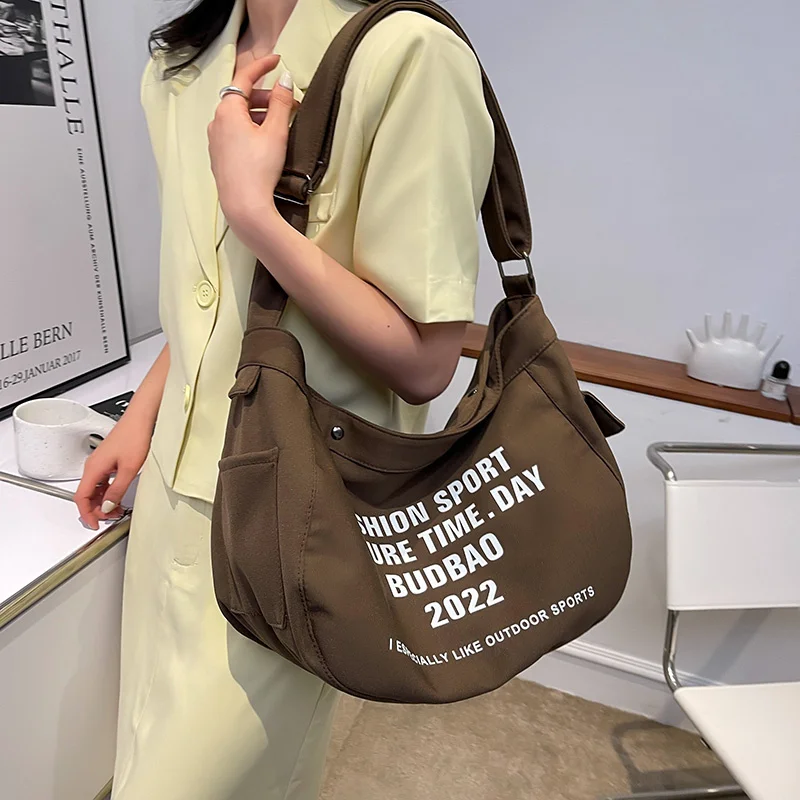 

2023 Fashion Designers Letter Printing Women Big Tote Handbags Female Large-Capacity Canvas Shoulder Lady Shopper Shopping Bag