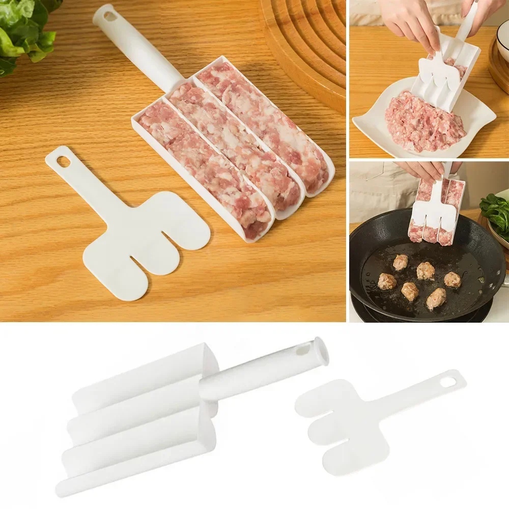 Meatball Maker Rice Ball Maker Shake Meatball Mold With Slub Scale Design For Fish Balls Beef Balls Mold Spoons Processing Tools