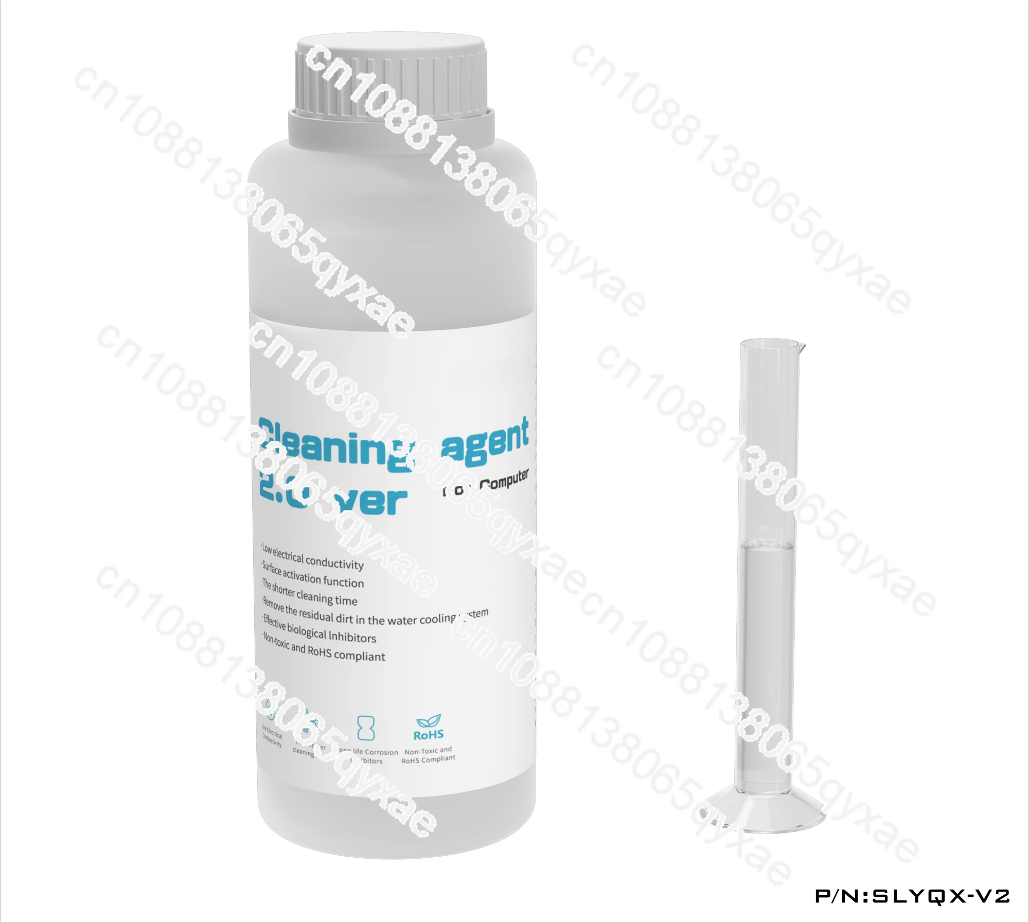 Durable special bacteriostatic cleaning agent, deoxidizing precipitator SLYQX-V2