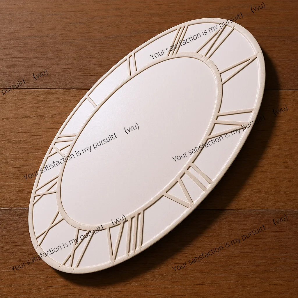 Clock Dial Replacement Acrylic Face with Roman Numerals for DIY Quartz Movement Round Plate Stylish Home Wall Decor