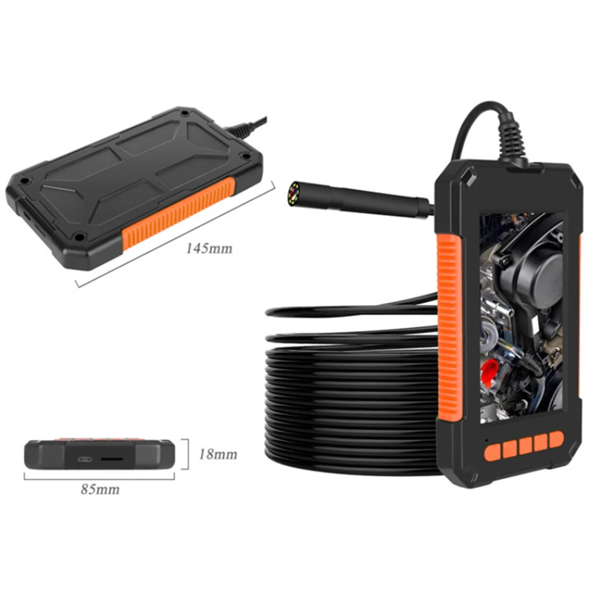 

A002 HD Camera Electronic Car Mobile Phone Repair Pipeline Portable Home with Screen 2m