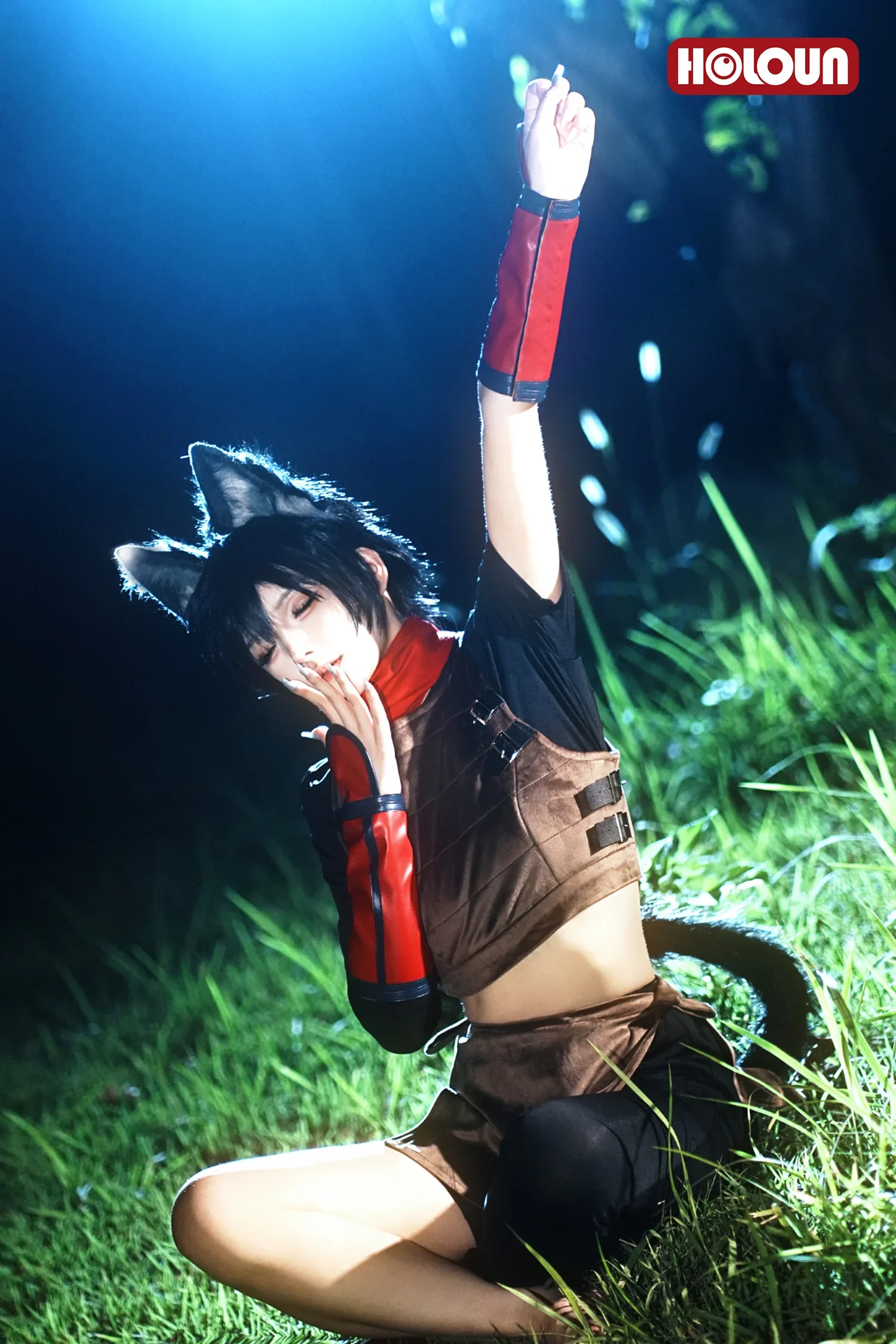 أزياء تنكري لذيذة الزنزانات ميشي أنيمي إيزومي هيتومي أسبي أزياء تنكرية شعر مستعار علوي تنورة سترة وشاح كوس عيد الهالوين