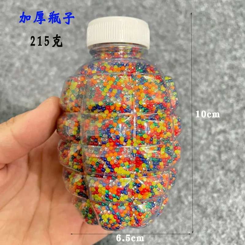 100000 Uds. De barro de suelo de cristal mágico, juguete colorido transparente para niños, cuentas de agua, flores para niños, bolas de hidrogel de agua creciente