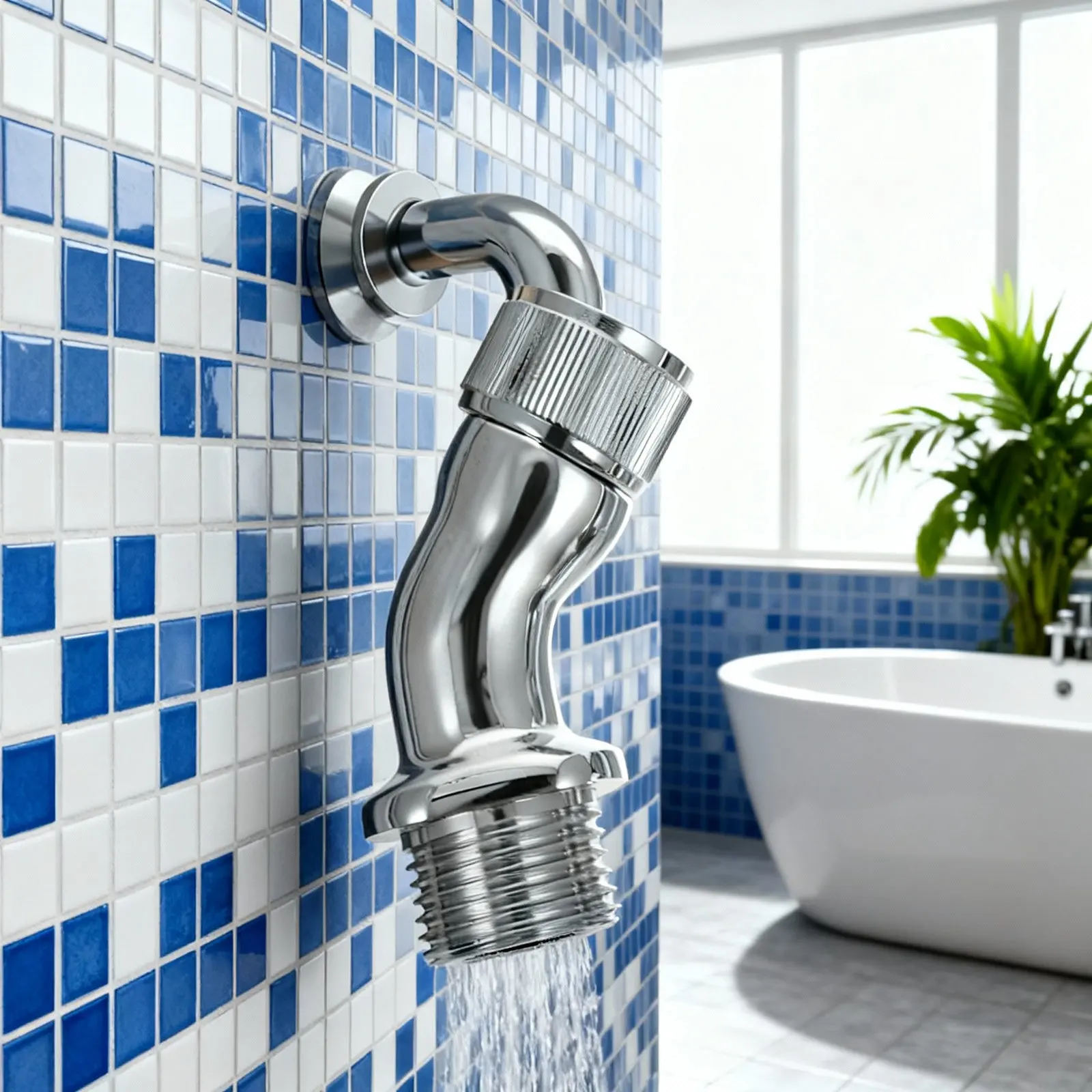 

Адаптер для душевой лейки 1/2 дюйма, медный угловой соединитель для душевой штанги, переходник с внутренней на внешнюю резьбу, герметичный, простой в установке