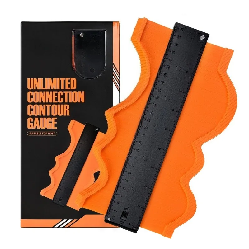 

Измерительный шаблон для бесконечного склеивания контуров, фиксируемая профильная линейка, копировальный измерительный шаблон, дубликатор форм для деревообработки