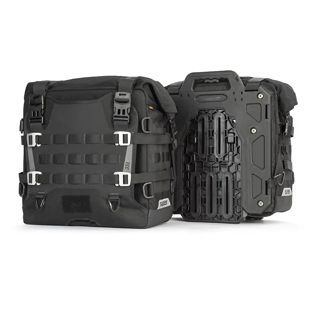 

35L Motorcycle Quick Release Side Travel Bag, Motorcycle Seat Saddle Tail Bag, Suitable for ADV Motorcycle Luggage Accessories