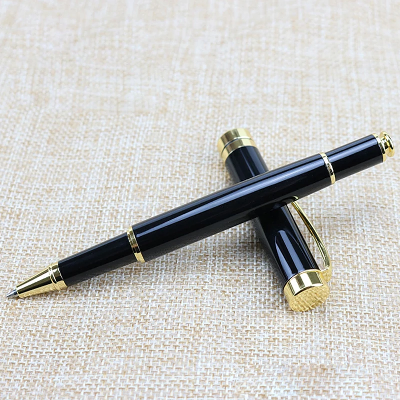 Customize Gold Color Text Gel Pens Engraving Metal Pretty School Student Supplies Office Accessories Writing Stationery 2025