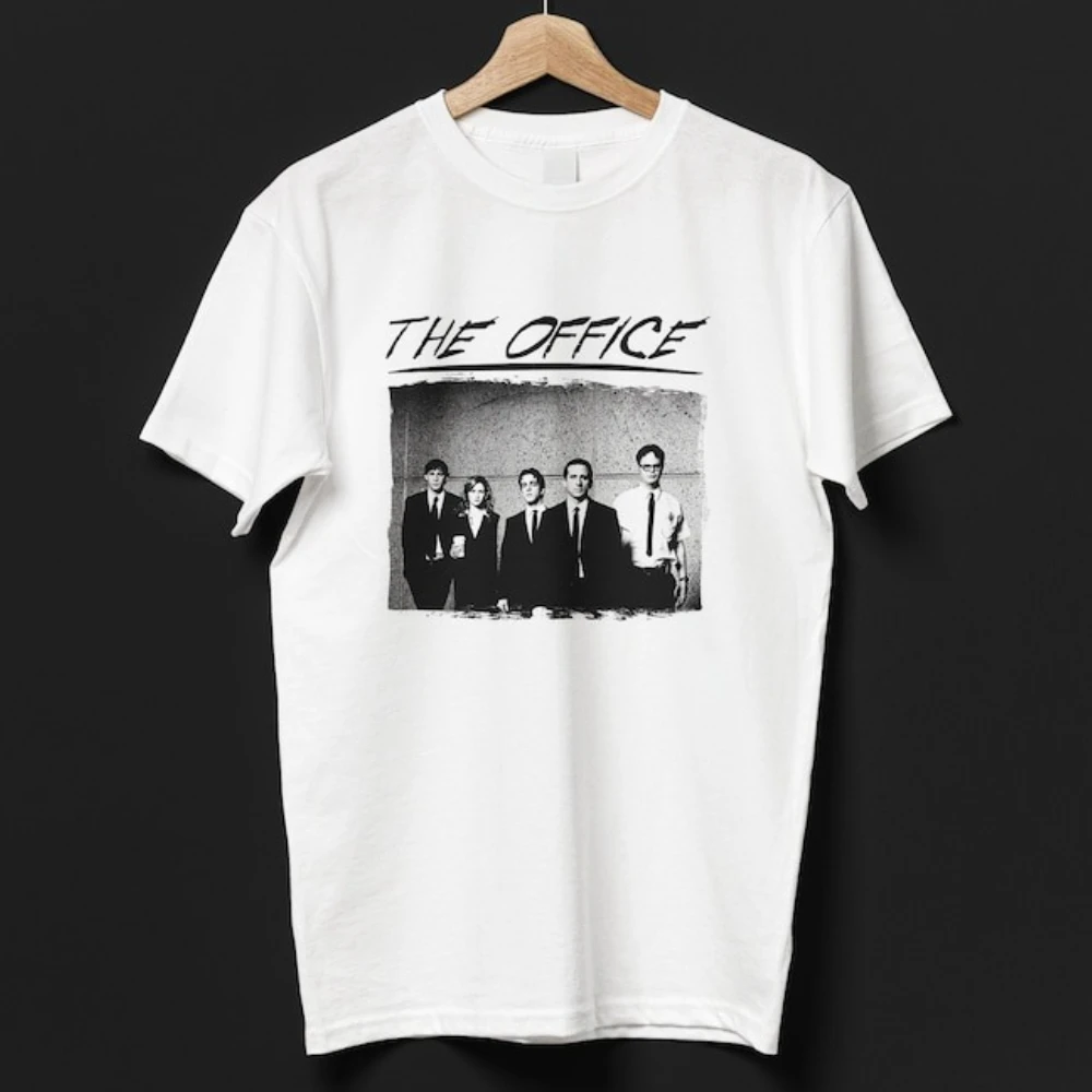 The Office TV Show Serie Michael Scott Jim Halpert Dwight Schrute Pam Beesly Camiseta estampada Mujer Hombre Camisetas de algodón Tops Tee