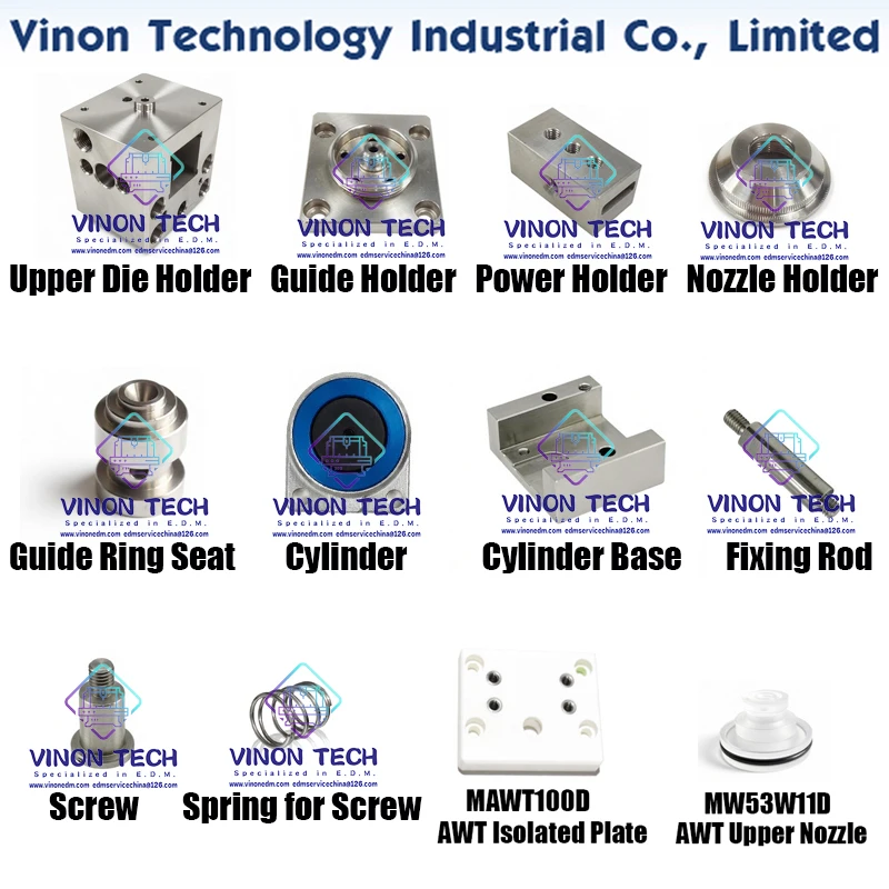 AWT Upper Die Holder,Guide Holder,Power Holder,Nozzle Holder,Guide Ring Seat,Cylinder,MW53W08D,MAWT086L,MW64A23F,MAWT092F