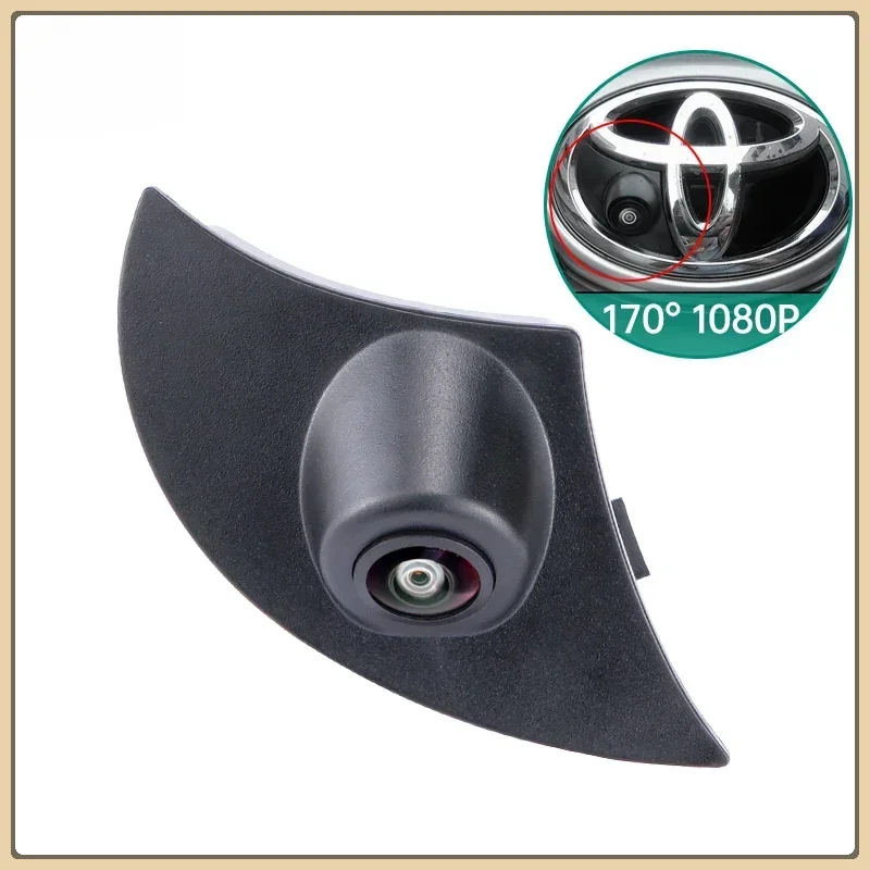 CCD AHD 1080P Customized Car Logo Cam Front View Camera For Toyota Avensis Aygo Yaris Verso Camry RAV4 Corolla Hilux Hiace