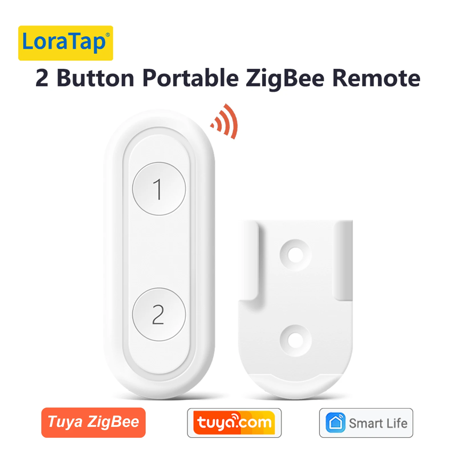 LoraTap ZigBee 3.0 Draadloze 13-types drukknop EU US Afstandsbediening Tuya Scène Automatisering Schakelaar Smart Life App