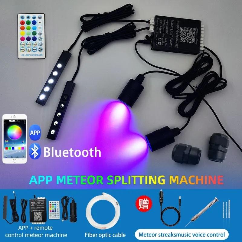 

Оптоволоконный потолочный светильник «Звездное небо» с эффектом падающих звезд для декора спальни и дома