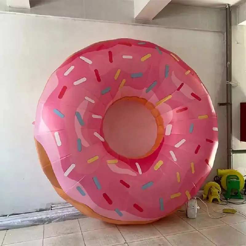 

Dessert Shop Promotion Event Decoration Inflatable Donut Inflatable Doughnut For Advertising