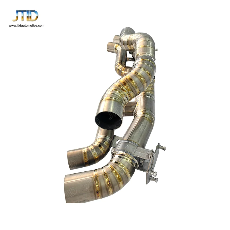 Factory Direct Sales Titanium Original Color Valvetronic Exhaust System Catback Muffler For Porsche 911 Carrera 992 Turbo S