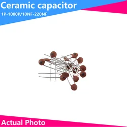 100PCS ceramic capacitor 50V 1P 2P 3.3P 100PF 101 102 1NF 47P 68P 82P 152 1.5NF 221 220PF 222 2.2NF 103 0.01UF 104 0.1UF 223 0.0