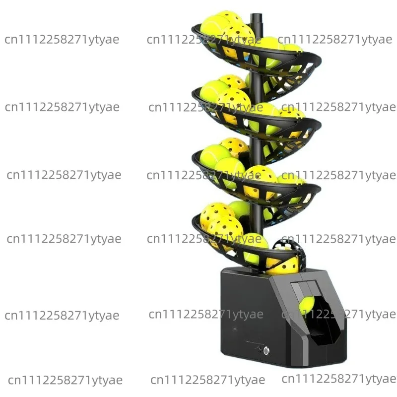 Tennis Ball Throwing Machine, Single Person with Catch Net Practice, Self Serve Machine for Training Equipment