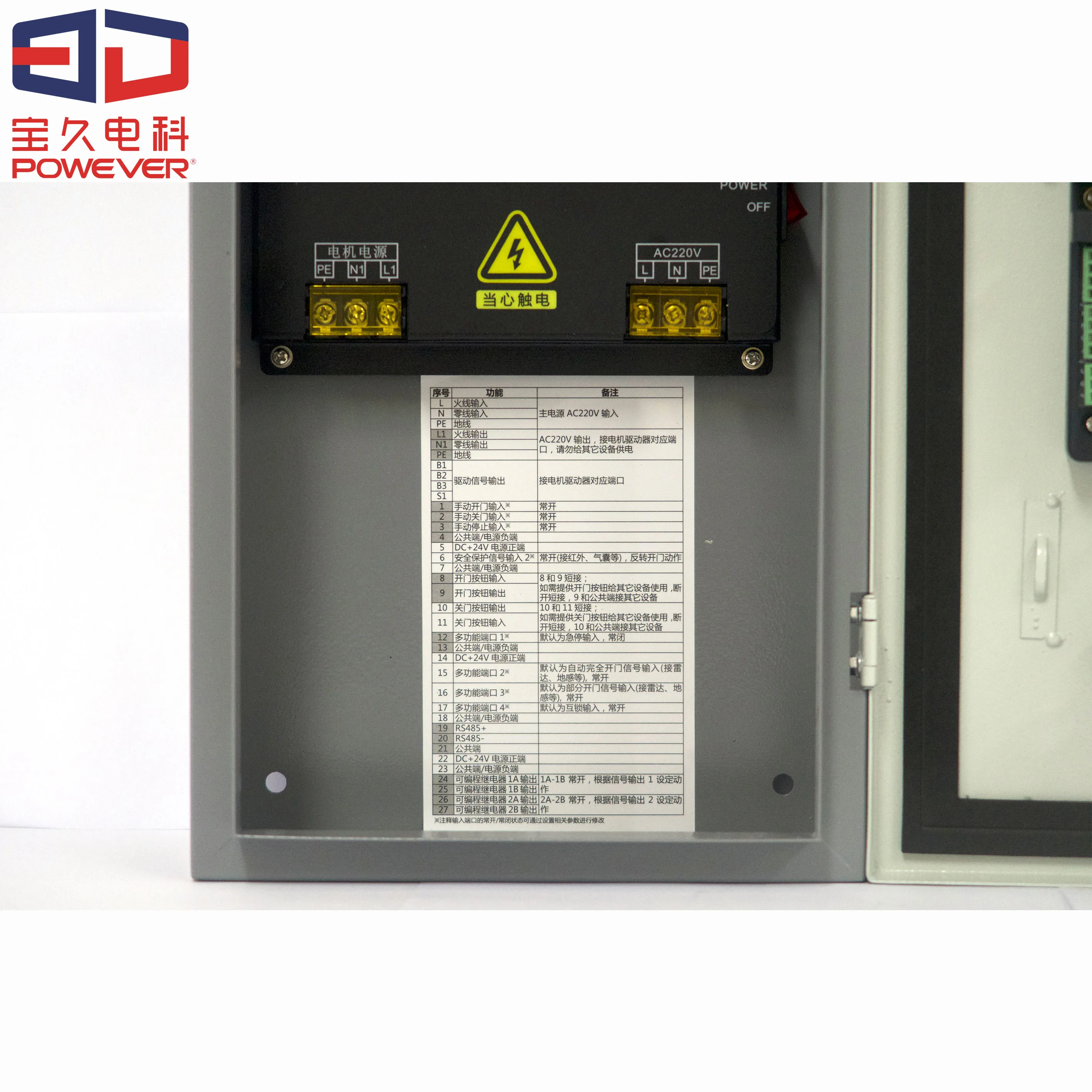 POWEVER A1-PE200 750W Servo Motor For High Speed Garage Door