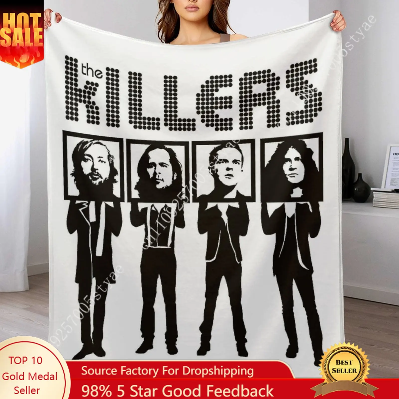 

The Killers Band Flannel Blankets Are Soft Comfortable and Warm Perfect for Winter Naps Homes Offices Travel Camping and More